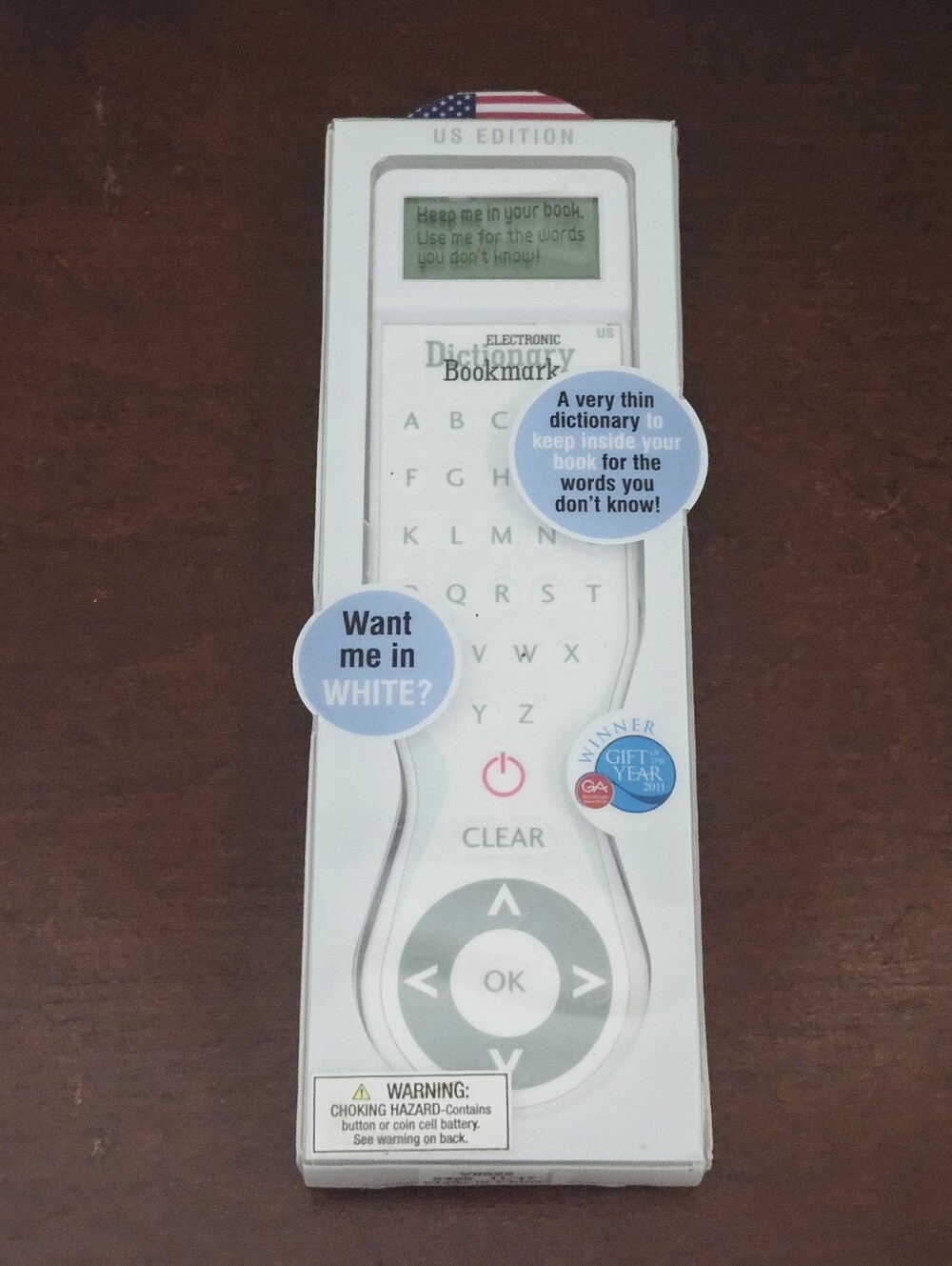 NEW Electronic Dictionary Bookmark Collins Pocket Webster US Edition English